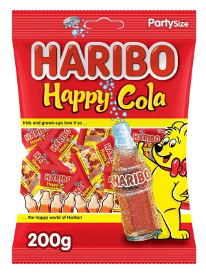 Haribo Happy Cola Gummy Candy Party Size