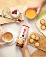 Nutella Biscuits Filled with Hazelnut Spread with Cocoa