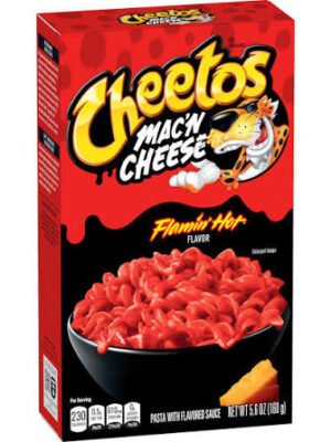 Cheetos Flamin' Hot Mac 'n Cheese Pasta 160g box
