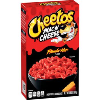 Cheetos Flamin' Hot Mac 'n Cheese Pasta 160g box