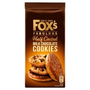 Fox's Fabulous Half-Coated Milk Chocolate Cookies packet